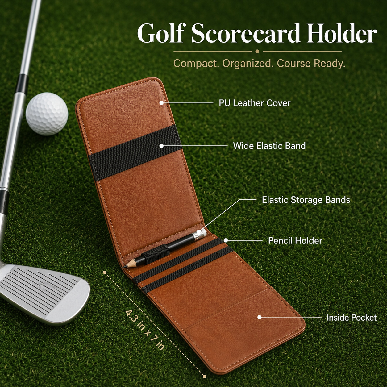 Custom Golf Scorecard Holder