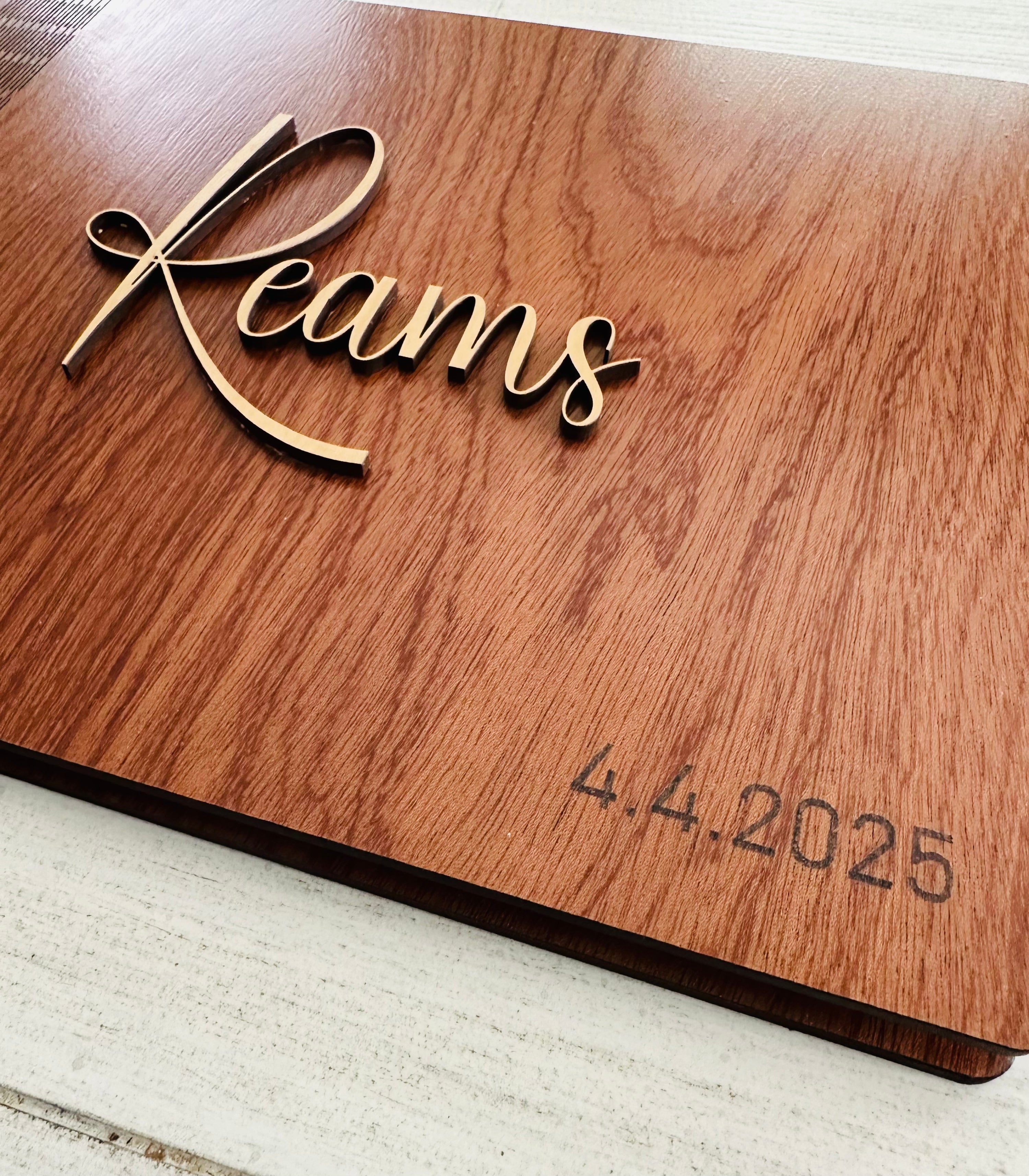 Personalized Anniversary Guest Book & Memory Album