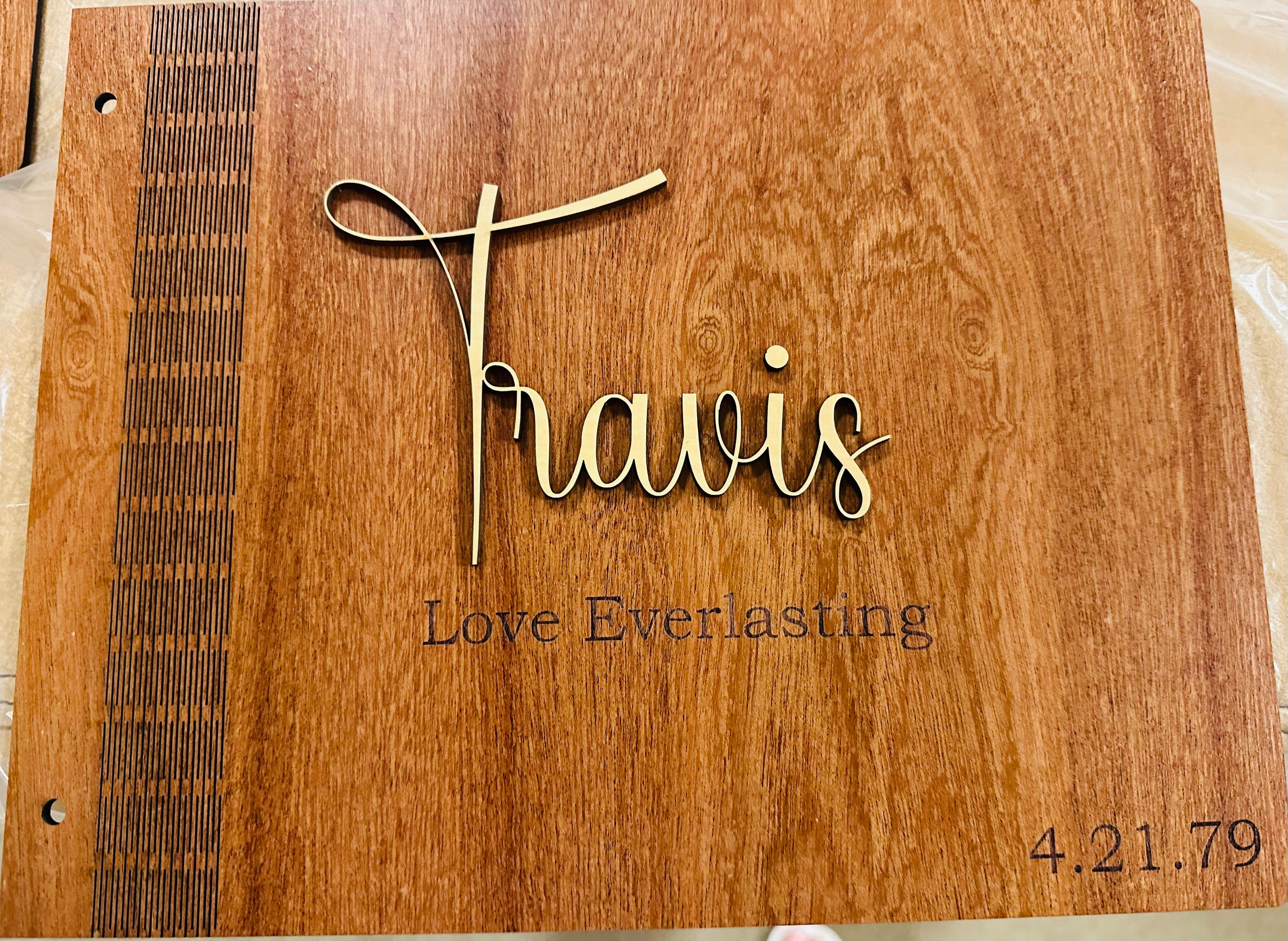 Personalized Anniversary Guest Book & Memory Album