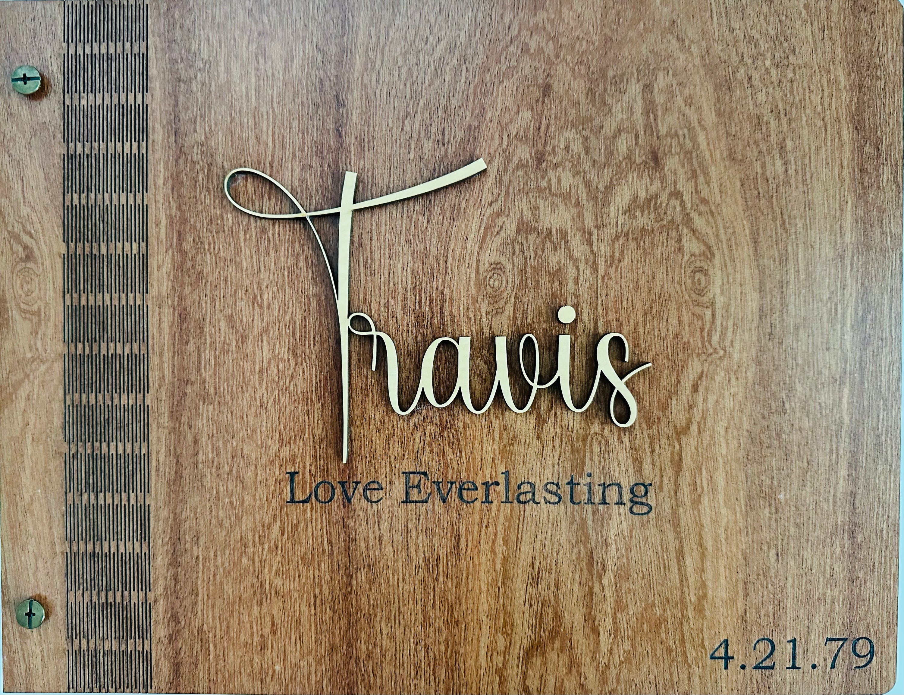 Personalized Anniversary Guest Book & Memory Album