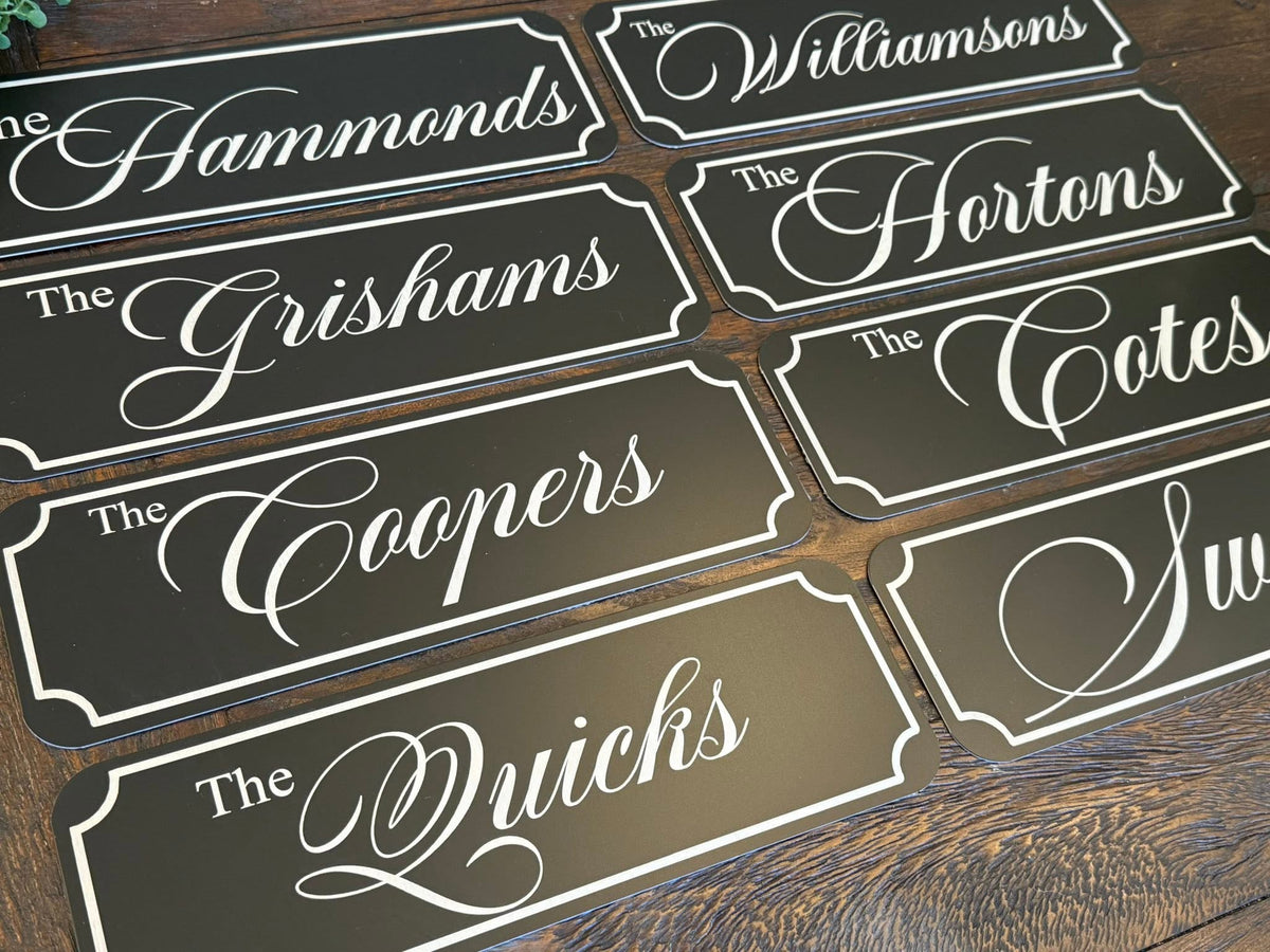 Aluminum Address & Name Signs