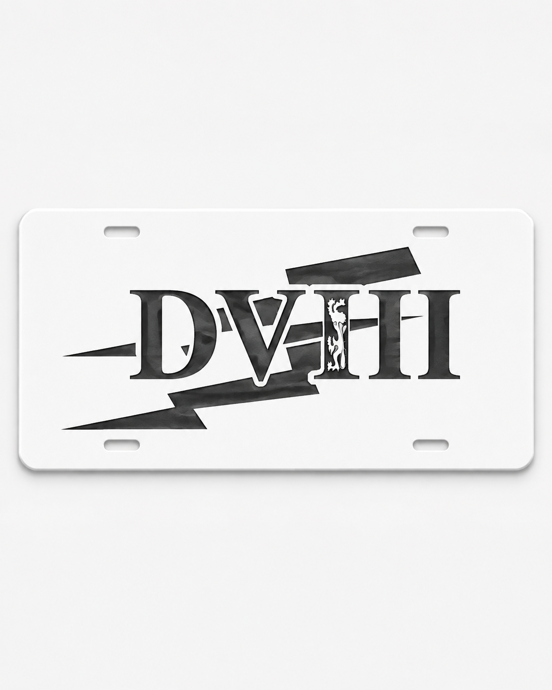 Military License Plates | 12 × 6 in Aluminum