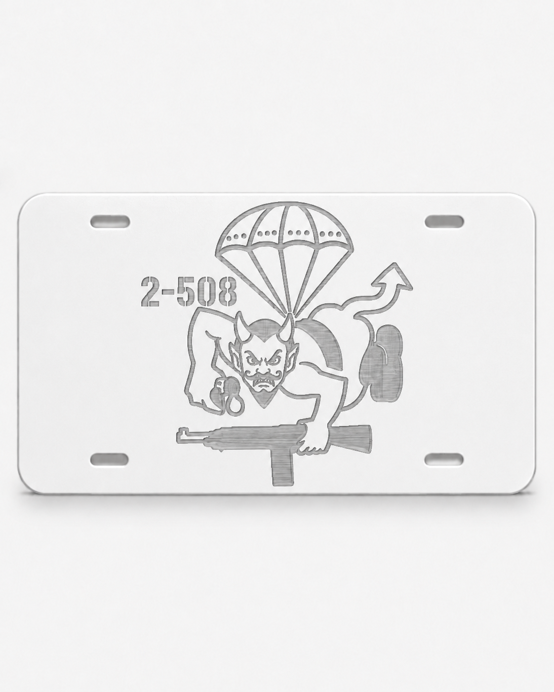 Military License Plates | 12 × 6 in Aluminum