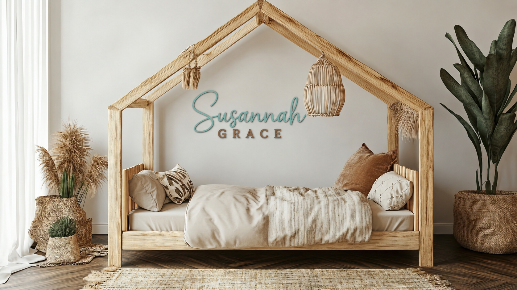 Two-Name Nursery Wall Signs
