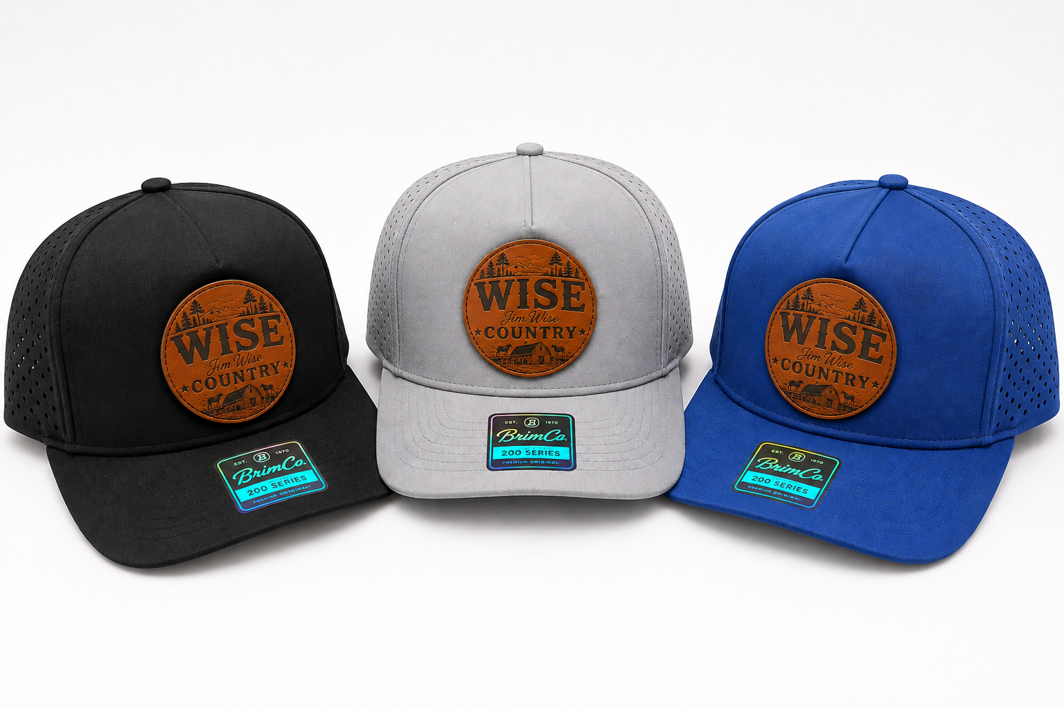 Leather Patch Hats | Golf, Team or Business
