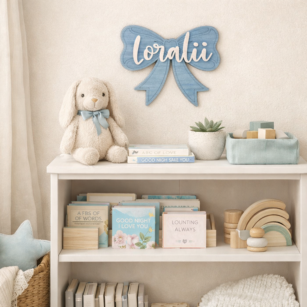 Personalized Bow Name Sign