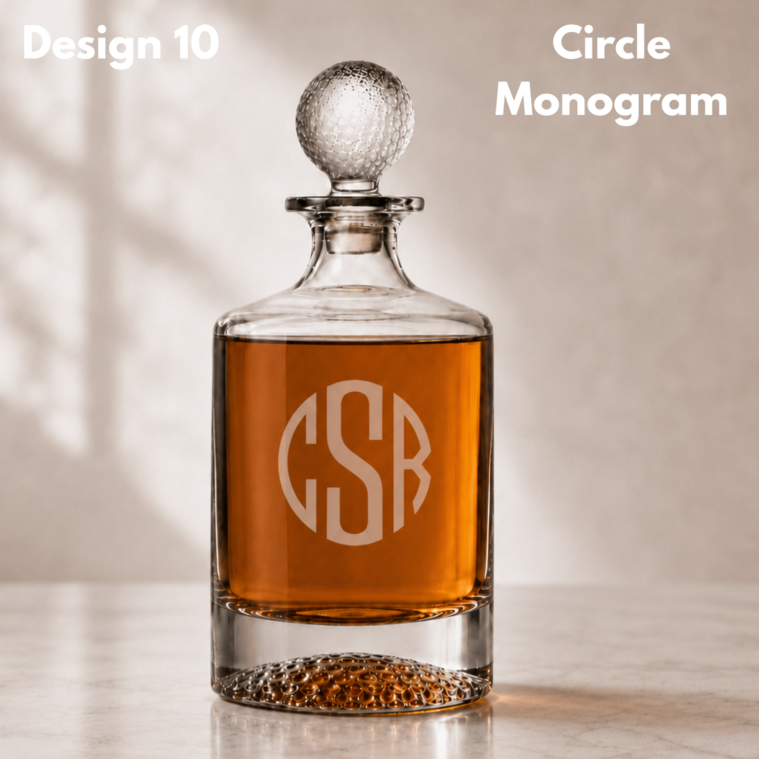 Golf Decanter &amp; Whiskey Glass Gift Sets