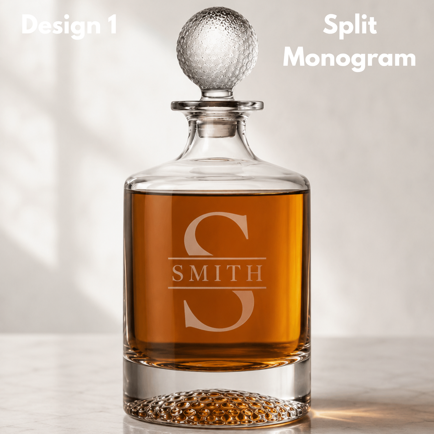 Golf Decanter &amp; Whiskey Glass Gift Sets