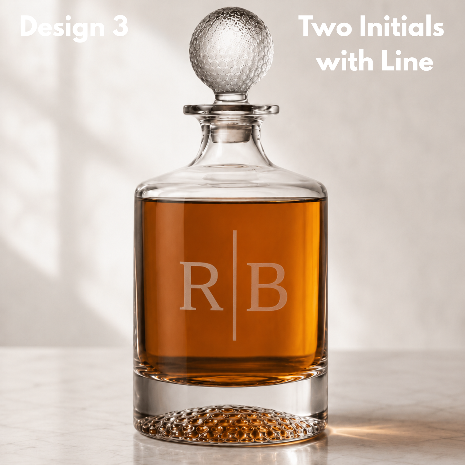 Golf Decanter &amp; Whiskey Glass Gift Sets