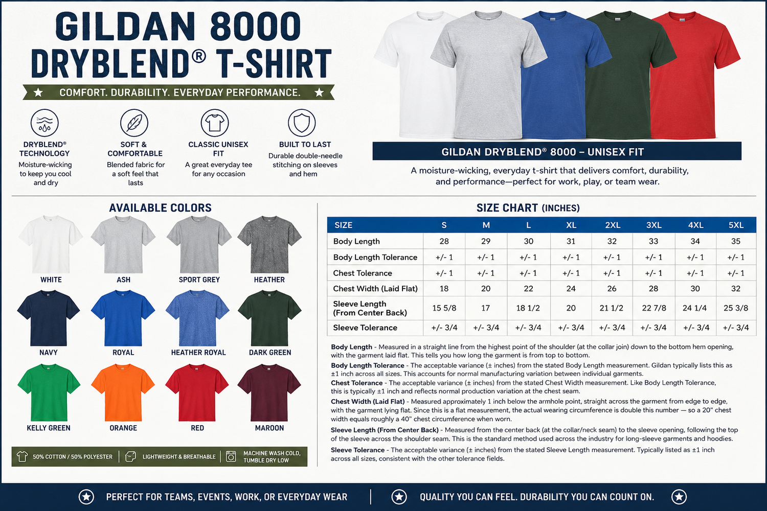 Airborne Tee | Gildan DryBlend G8000 T-shirt | 2-508th Fury shirt