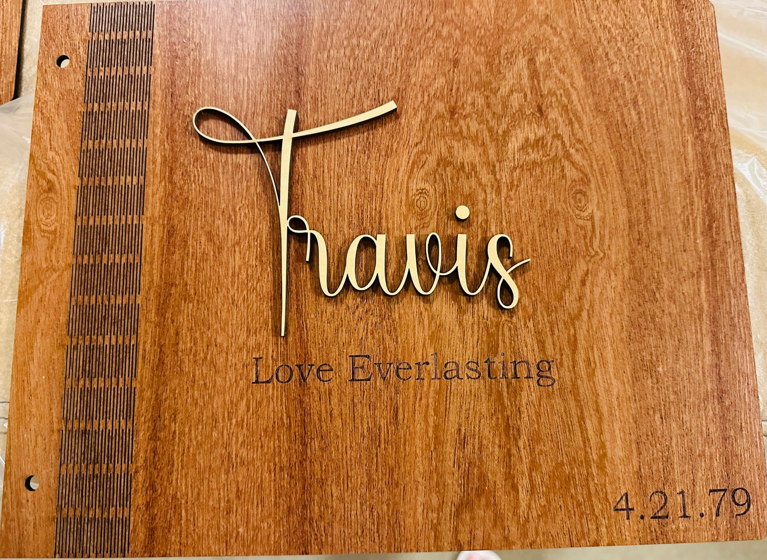 Personalized Anniversary Guest Book &amp; Memory Album