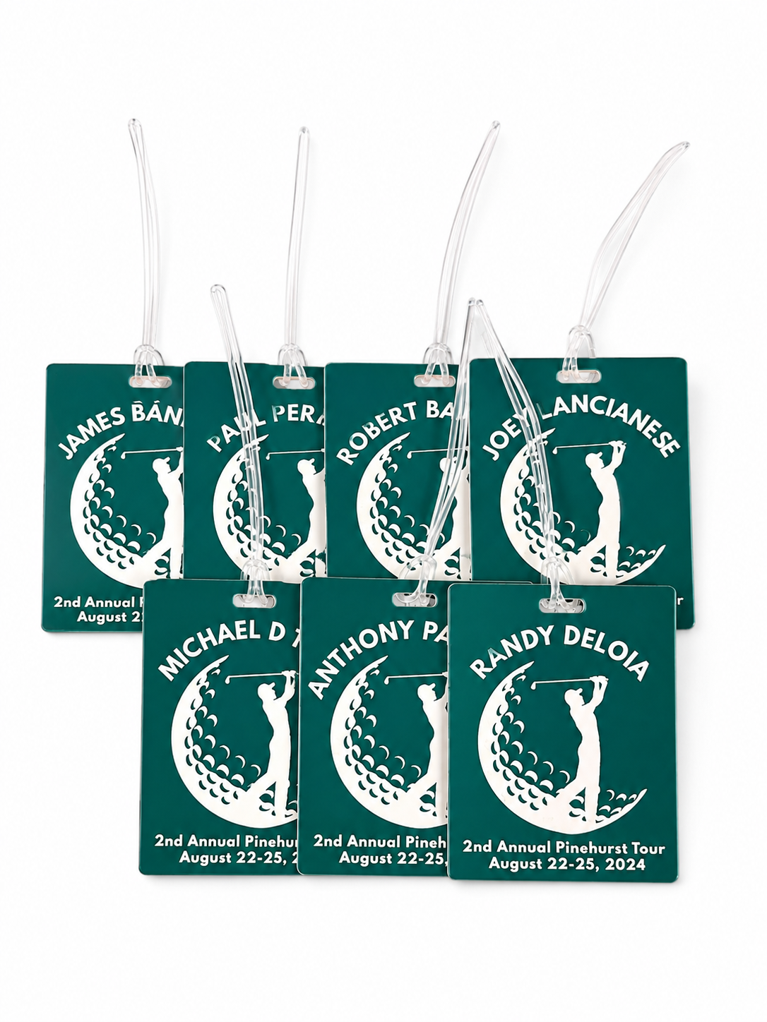 Acrylic Golf Bag Tags