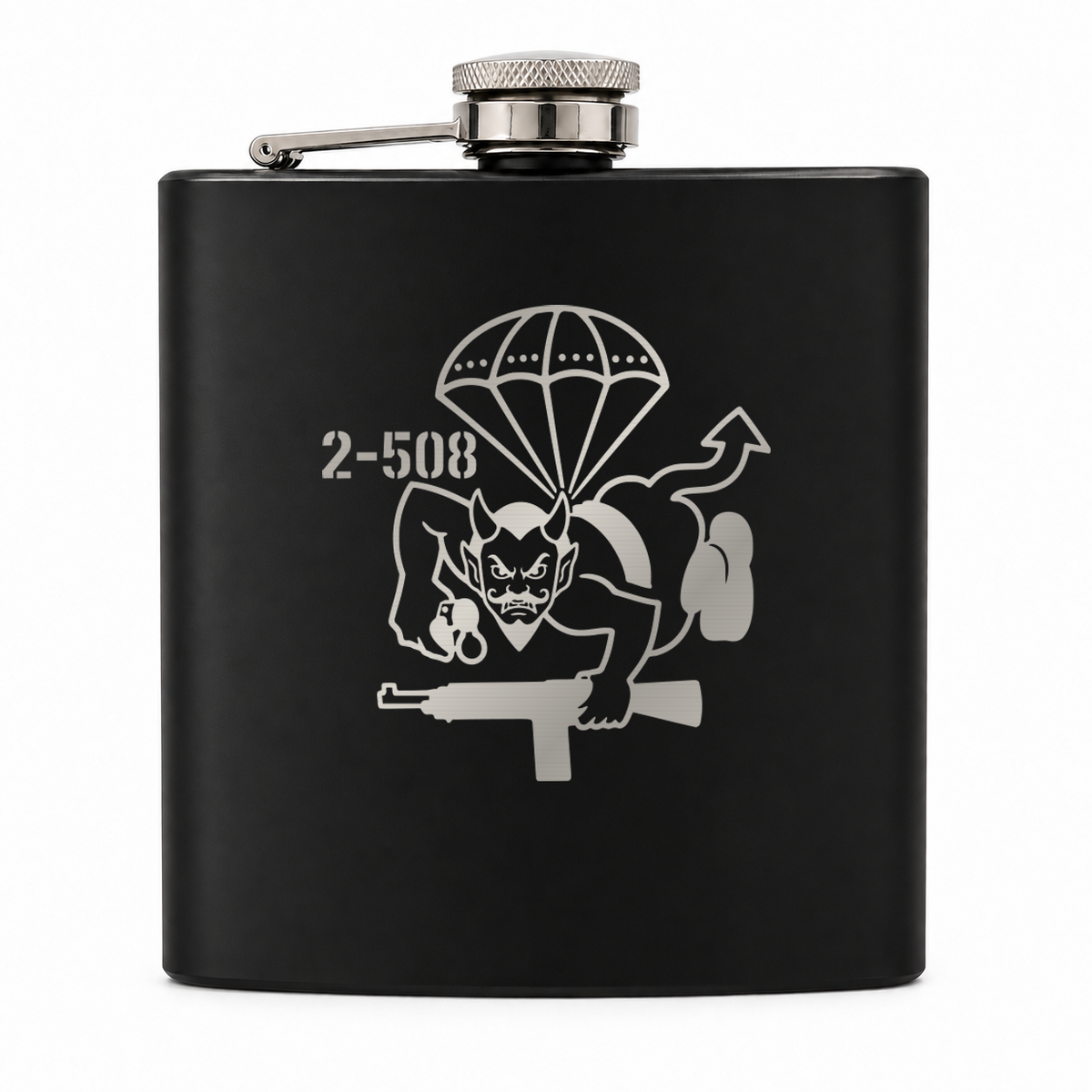Personalized 2Fury Engraved Flask
