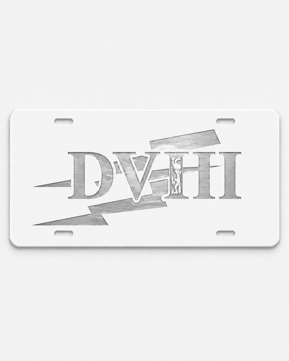 Military License Plates | 12 × 6 in Aluminum