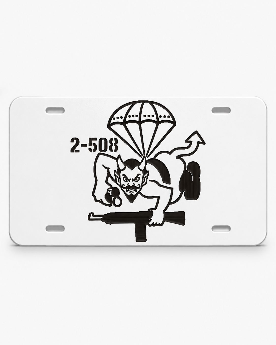 Military License Plates | 12 × 6 in Aluminum