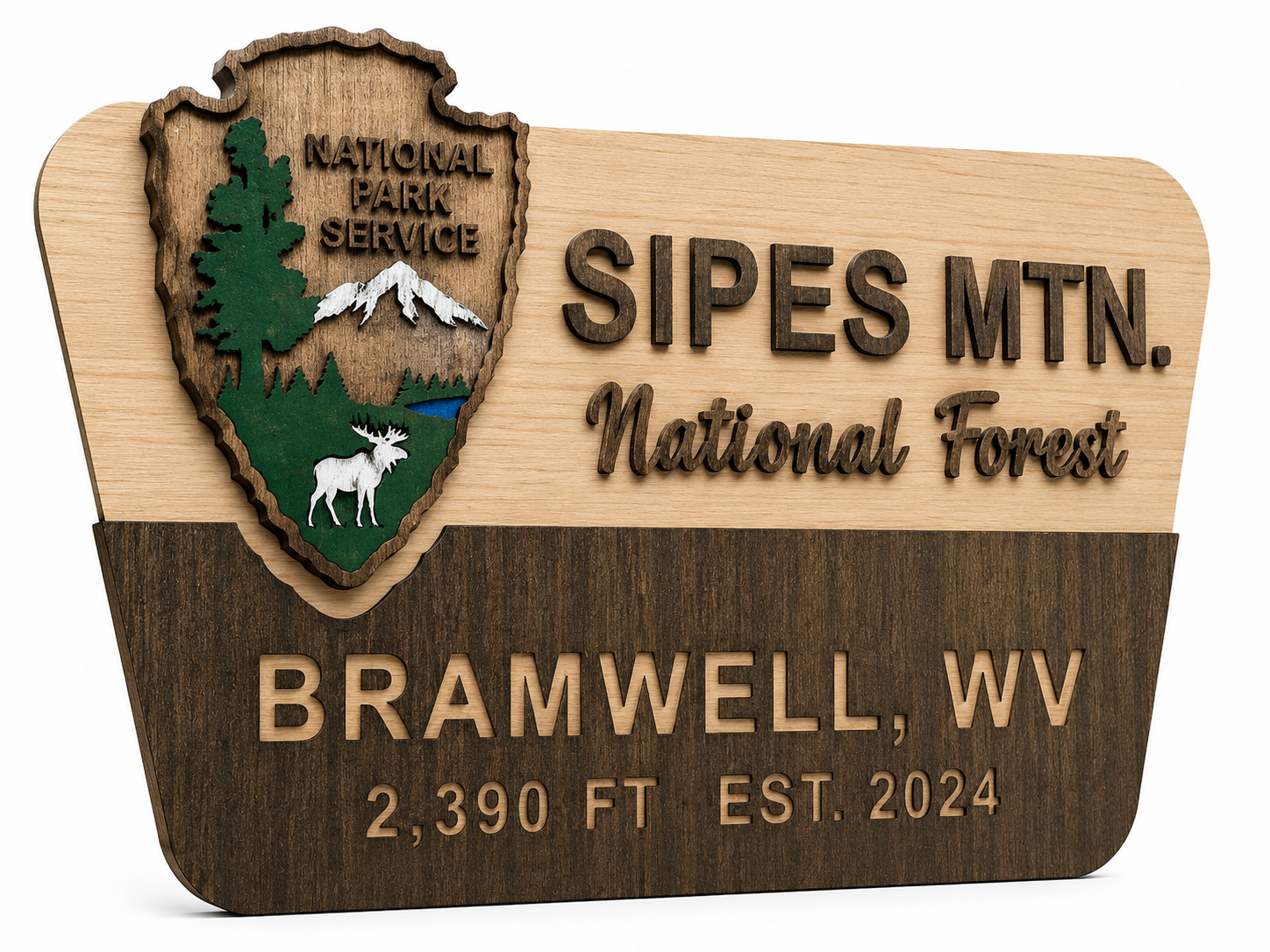 Personalized National Park Family Sign