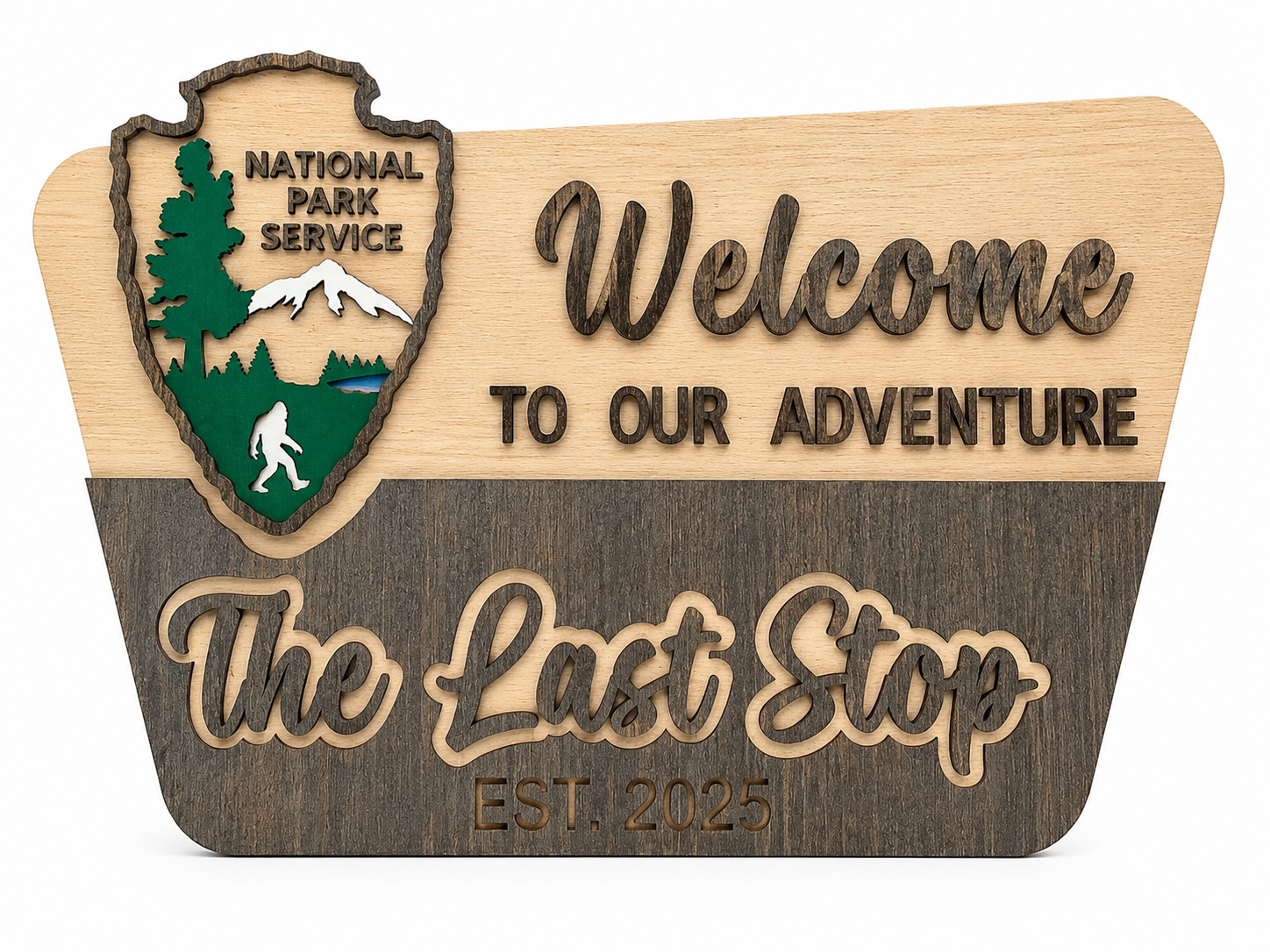 Personalized National Park Family Sign
