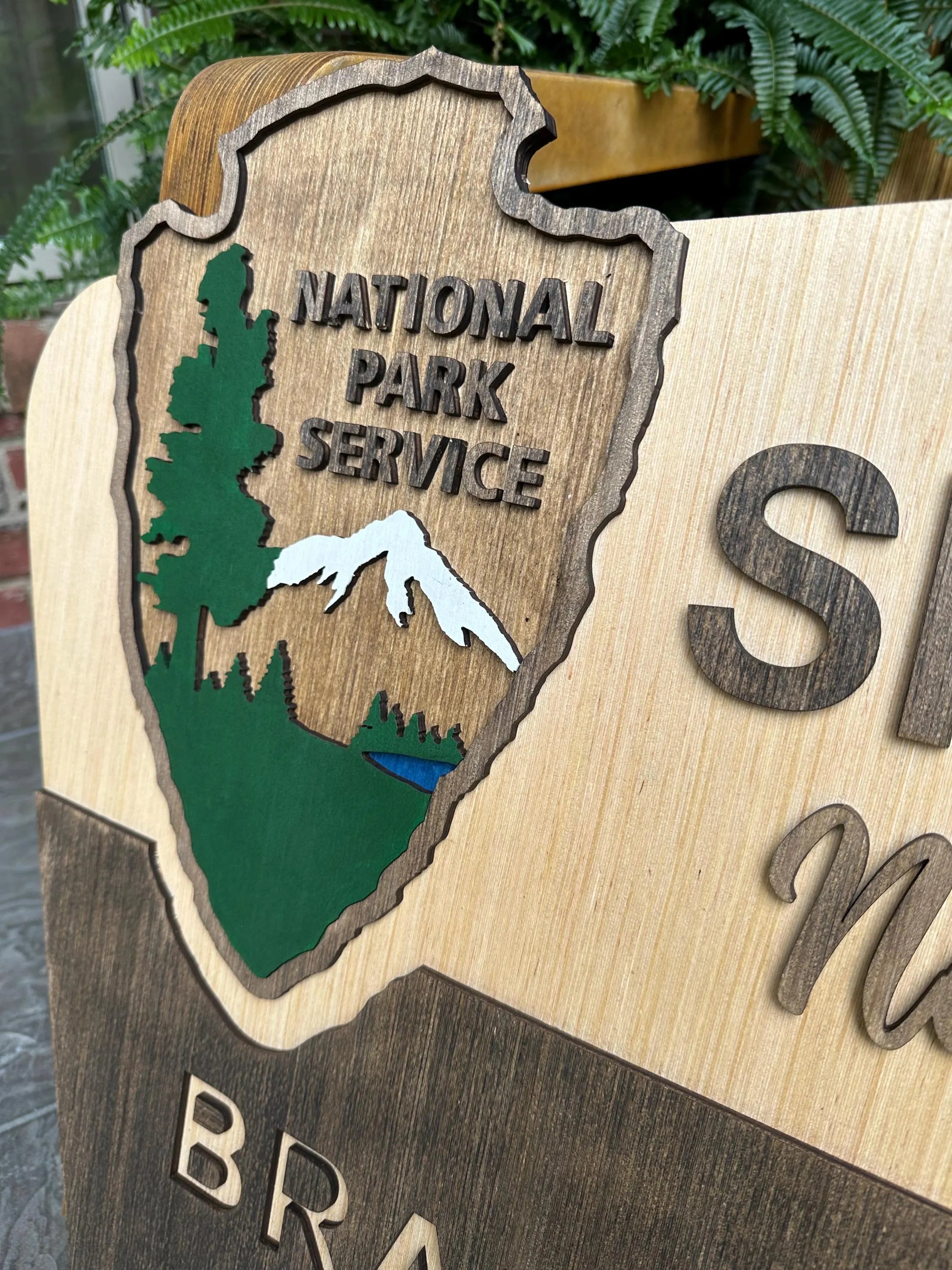 Personalized National Park Family Sign