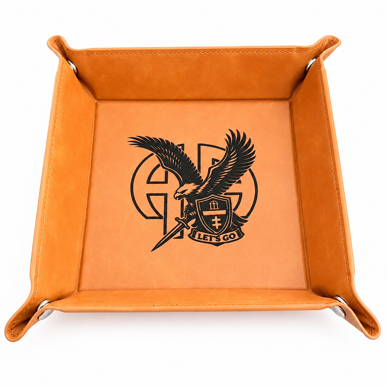 Personalized Leatherette Valet Tray