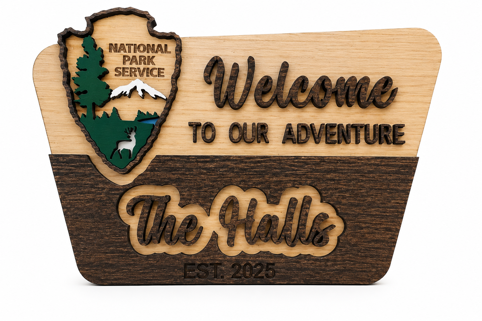 Personalized National Park Family Sign