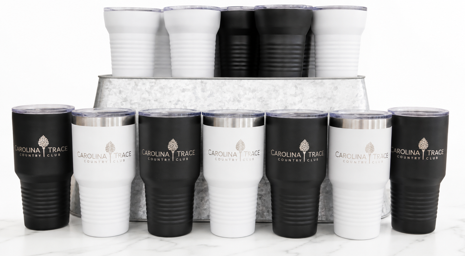 Custom Laser Engraved 30 oz Polar Camel Tumbler