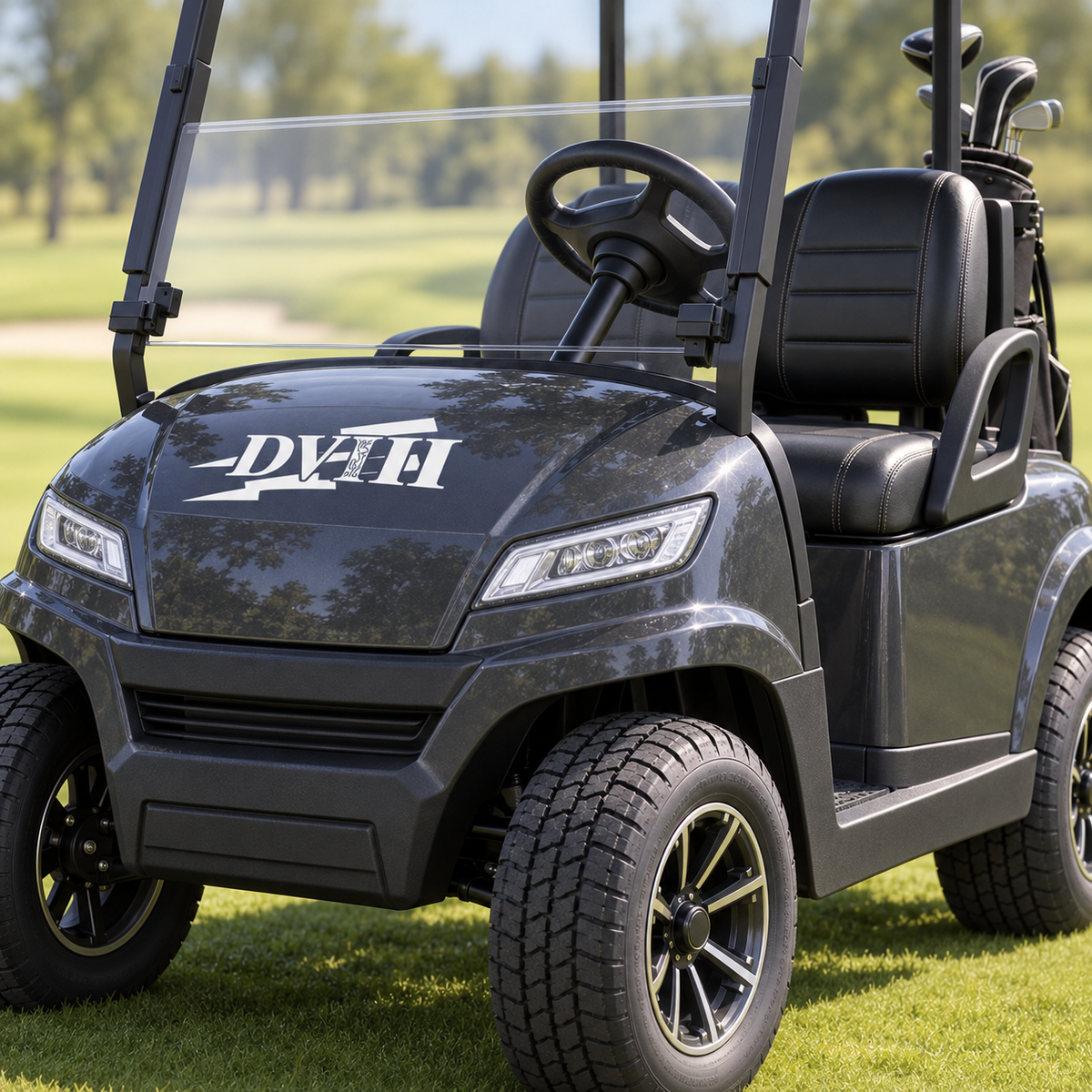 DVIII Vinyl Decals for Car, Golf Cart, Windows