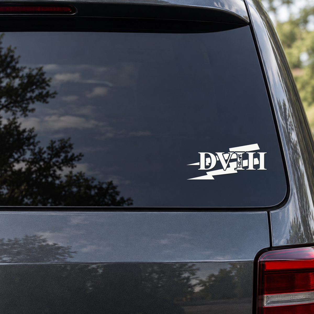 DVIII Vinyl Decals for Car, Golf Cart, Windows